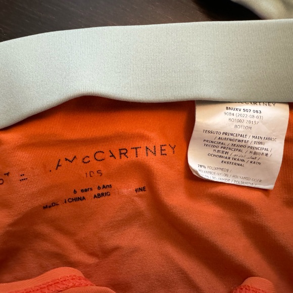 Stella McCartney Parrot Print Kids Swim Set Size 6 - Picture 4 of 5